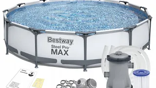 Каркасный Бассейн Bestway Steel Pro MAX 366 см  100 см глубина обзор