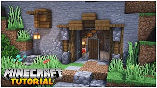 Minecraft Easy Mountain House Tutorial [How to build]