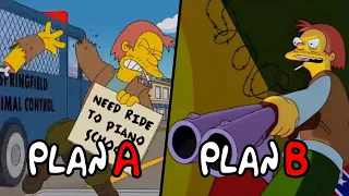 Herman Hermann Plan A B C || The Simpsons