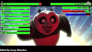 Kung Fu Panda 2 (2011) Final Battle with healthbars 1/2