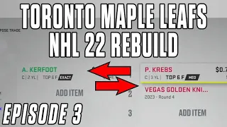 1 Since 67 - Episode 3 - Toronto Maple Leafs NHL 22 Rebuild | sdpn Live