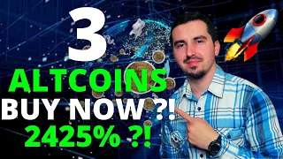 Top 3 Altcoins to BUY NOW |Best Crypto Coins April 2022🔥 Major NEWS THIS WEEK?! (WATCH NOW)😱