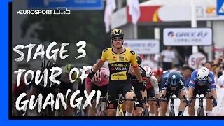 JUMBO-VISMA ON TOP! 🔥 | Tour Of Guangxi Stage 3 Conclusion | Highlights | Eurosport