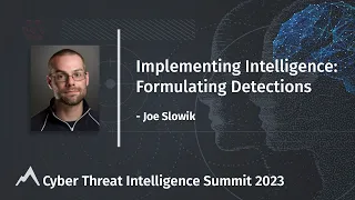 Implementing Intelligence: Formulating Detections