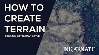 How to Create Terrain (Fantasy Battlemap) | Inkarnate Stream