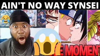 WHY YOU IN MY EAR WITH THIS? | Synsei - AYO! BIGGEST PAUSE MOMENTS IN ANIME (REACTION)