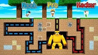 MINECRAFT: NOOB VS PRO VS HACKER VS MIKECRACK MUTANTE 😱