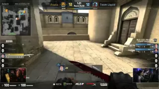 EliGE first 4 Kill of an ACE - Team Liquid vs fnatic MLG CS:GO Major Championship: Columbus