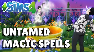 All Untamed Magic Spells Successful Casts And Backfires | The Sims 4 Realm Of Magic Guide