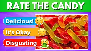 Ultimate Candy Tier List Challenge  Rate the TOP 50 Candies