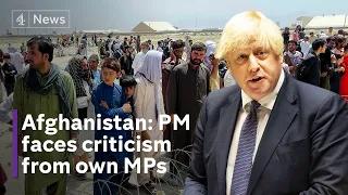 Afghanistan: Johnson faces criticism from Tory MPs after Taliban takeover