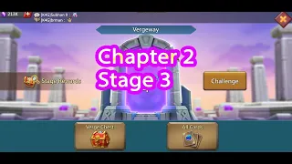 Lords mobile - vergeway chapter 2 stage 3 | go up your stats