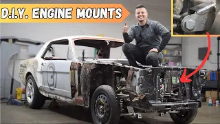 Custom V8 Motor Mounts | 1965 Mustang II IFS Swap