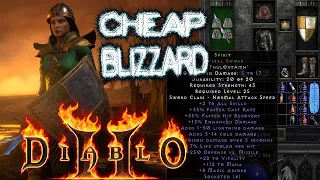 Most GODLY BUDGET BLIZZARD SORC | Diablo 2 Resurrected
