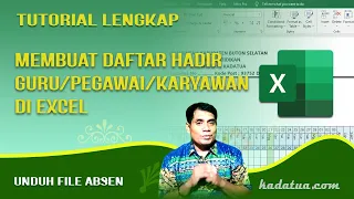 Cara Membuat Daftar Hadir Guru Pegawai atau Karyawan untuk 1 Bulan di MS. Excel - Panduan Lengkap