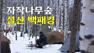 [백패킹] 강원도 자작나무숲 설산 마지막 동계 백패킹