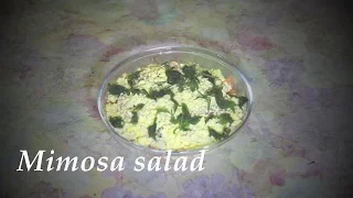 Mimosa salad [ #russian menu ]