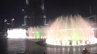Танцующие фонтаны в Дубае!