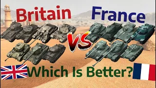 Britain VS France - NATION VS NATION (Which Is Better?) | WOT BLITZ