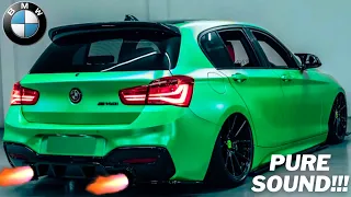 BMW M140i Sound Exhaust & Acceleration (Straight Pipe + Stock + Pops and Bangs)