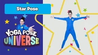 Star Pose | The Cosmic Kids Yoga Pose Universe! | Kids Workout