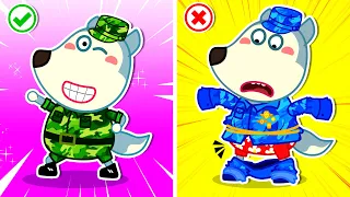 This Is the Way Soldier Wolfoo Get Dressed - Kids Pretend Plays Military 🤩 @WolfooCanadaKidsCartoon