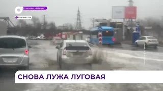 Луговую во Владивостоке топит и машины плывут