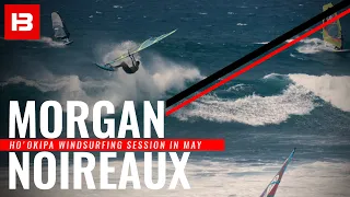 One Ho'okipa windsurfing session in May with Morgan Noireaux