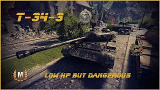 World of Tanks - T-34-3 - You can still win even with LOW HP