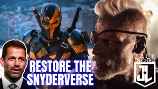 Deathstroke Wants To Restore The Snyderverse! | Joe Manganiello Wants Zack Snyder's Justice League 2