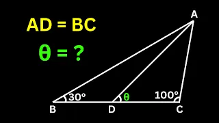 A Nice Math Olympiad Geometry Problem | 2 Methods to Solve