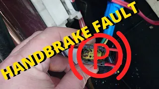 Renault scenic 3 handbrake fault DF006 electric parkbrake fault
