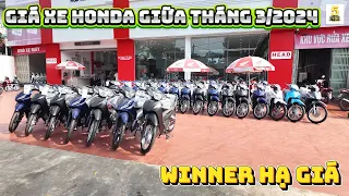 GIÁ XE HONDA GIỮA THÁNG 3/2024 – CÓ GÌ HOT..? ▶️ Winner X về đúng GIÁ TRỊ THỰC 🔴 TOP 5 ĐAM MÊ