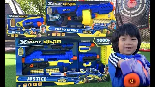 OFFICIAL Fortnite Ninja Blasters - Which Blaster is BEST? KID GAMER Reviews XShot Ninja  #ninjaskin