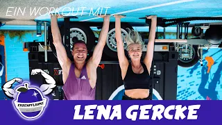 Ein Workout mit Lena Gercke - offen, ehrlich und lustig! feat.  @FlexCalisthenics