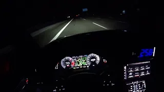 2020 Audi A6 Avant 50TDI - Autobahn 0-250km/h - fast driving | POV