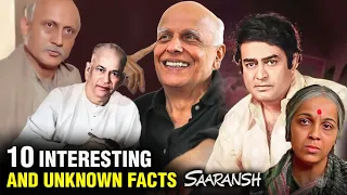 10 Interesting And Unknown Facts About Saaransh Film | 40 Years, Rajshri, Anupam Kher, Rohini & More