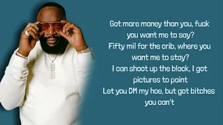 Rick Ross - Champagne Moments (Drake Diss) lyrics