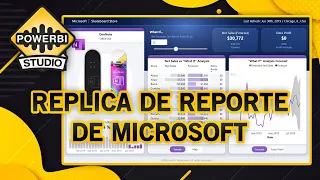 Comenzando la réplica de reporte de Microsoft | Power BI Studio 01x01