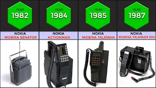 Nokia Phones Evolution 1982-2021