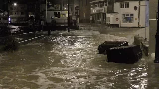 STORM ELEANOR AT HIGH TIDE, St IVES 3 JANUARY 2018