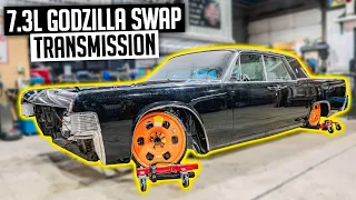 Custom Lincoln Continental Transmission & Tunnel Fabrication - 7.3L Godzilla Swapped Slab Ep. 5