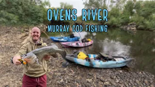 Murray Cod Fishing - Kayak fishing the Ovens River