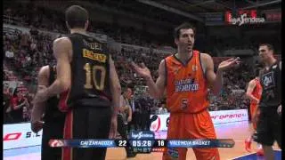 Resumen (J22, Liga Endesa 12-13) CAI Zaragoza 76 - Valencia Basket 62