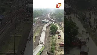 Odisha Train Tragedy: Aerial View Captures Devastation In Bahanaga