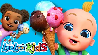 Ice Cream Song | Best Kids Songs and Nursery Rhymes Collection - Vroom Vroom LooLoo Kids