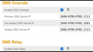 To set up Cloudflare's DNS servers 1 1 1 1 and 1 0 0 1 on a router