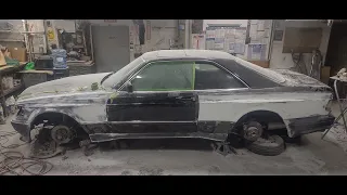 "Plaster of Paris 'Benz 560 Wide Body Build" part 7