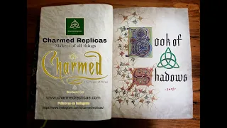 Charmed Book of Shadows full flip through