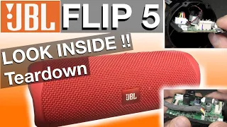 Look inside JBL FLIP 5 (4K Teardown)